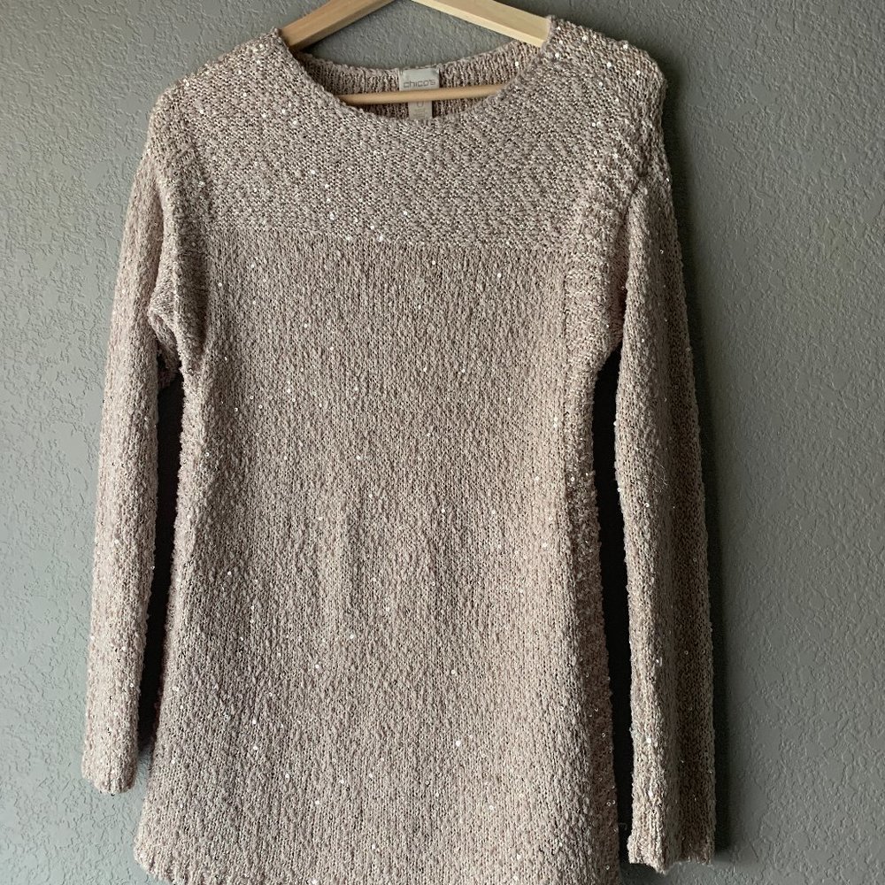 Chico's Blush Long Sweater